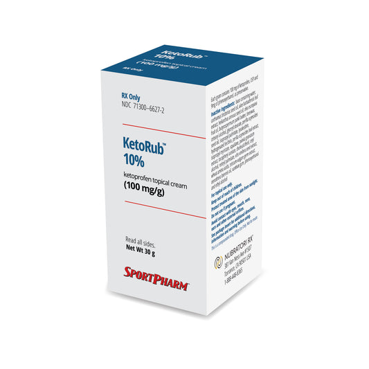 RX ONLY KetoRub™ 10% (contains ketoprofen USP)
